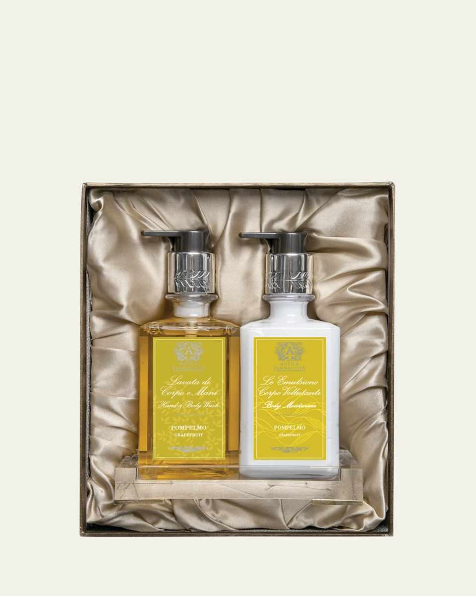 Grapefruit Acrylic Bath & Body Gift Set